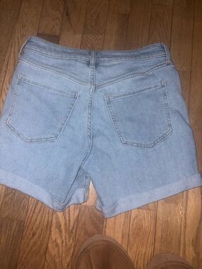 Light Blue Denim Women's Shorts